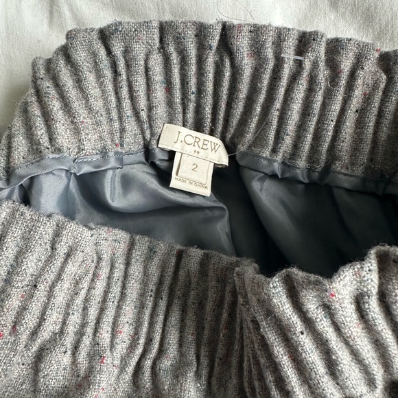 J Crew size 2 gray work skirt (rainbow speckled) - Picture 4 of 6